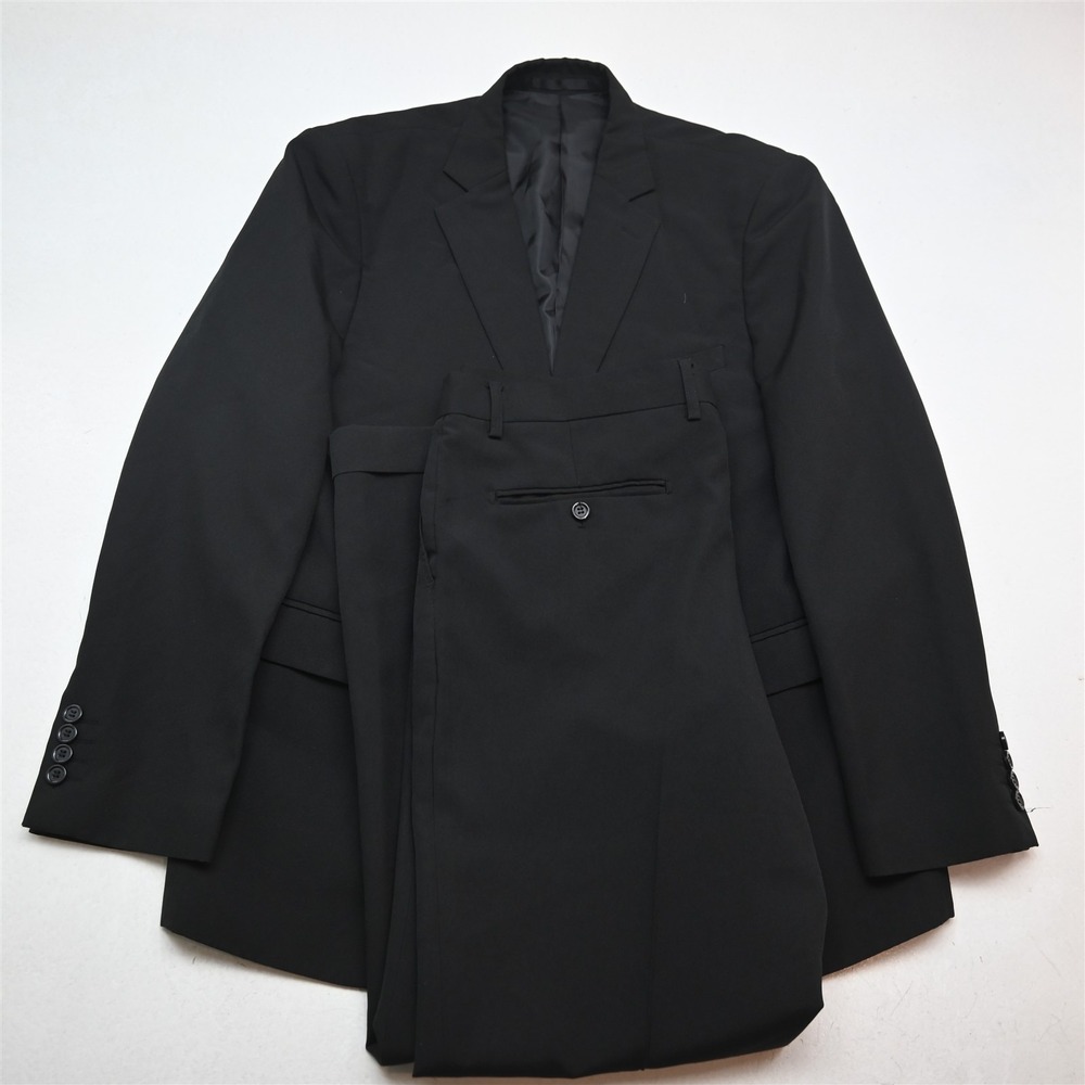 Braveman 42R 36x32 Black Mens Jacket Pants Suit